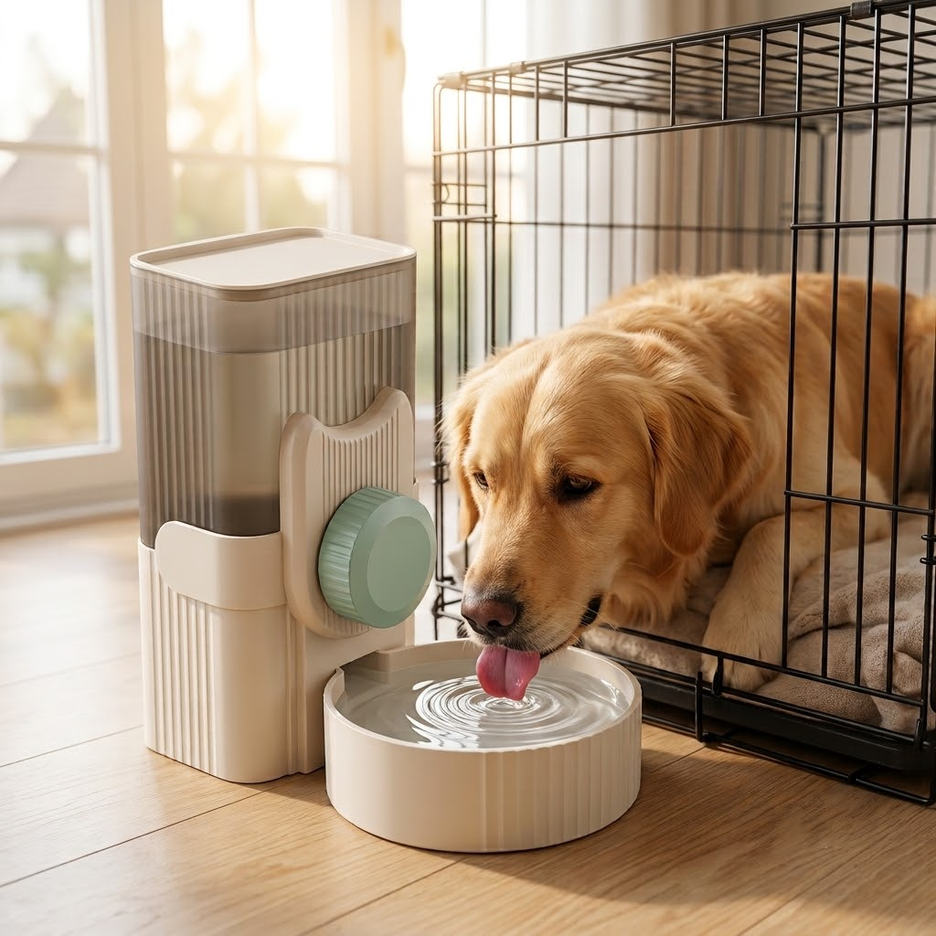 Blue Hanging Automatic Pet Water Dispenser