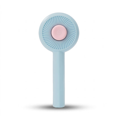 Blue and Pink Self-Cleaning Pet Grooming Brush