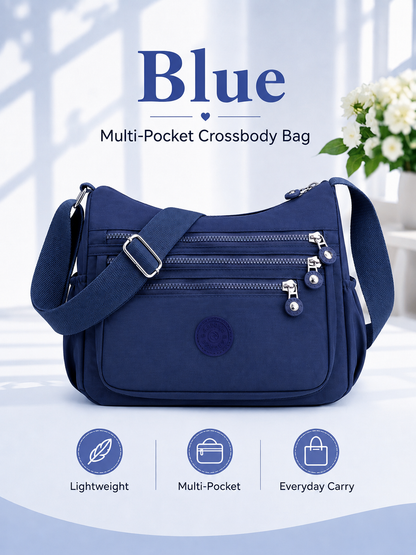 💖 Everyday Favorite Nylon Crossbody Bag with Multi-Pocket Storage