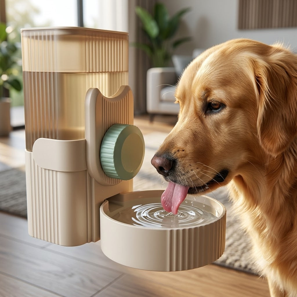 Blue Hanging Automatic Pet Water Dispenser