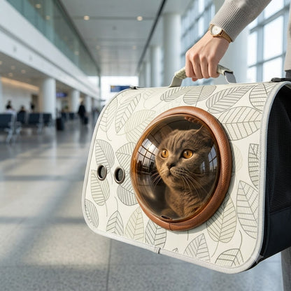 Pastoral Green Portable Pet Carrier