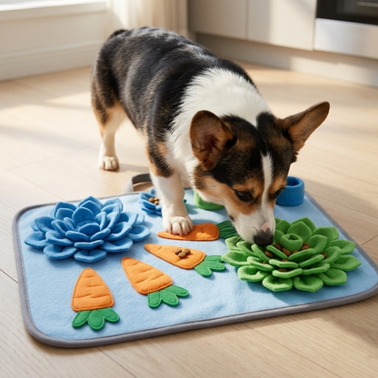 Ocean Blue Pet Snuffle Mat