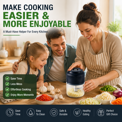 🔥50% off on the last day| 😩 Still Chopping Garlic by Hand? This Kitchen Gadget Does It in 3 Seconds1
