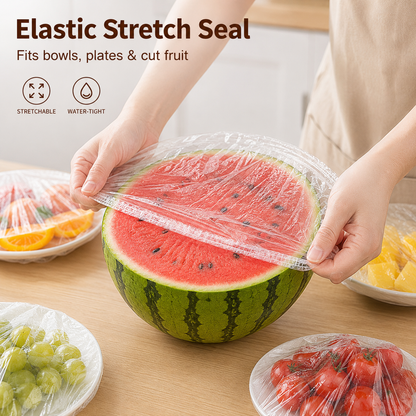 ⏳LAST DAY SALE 50% OFF!!🔥Disposable Stretch Food Covers for Bowls & Plates1