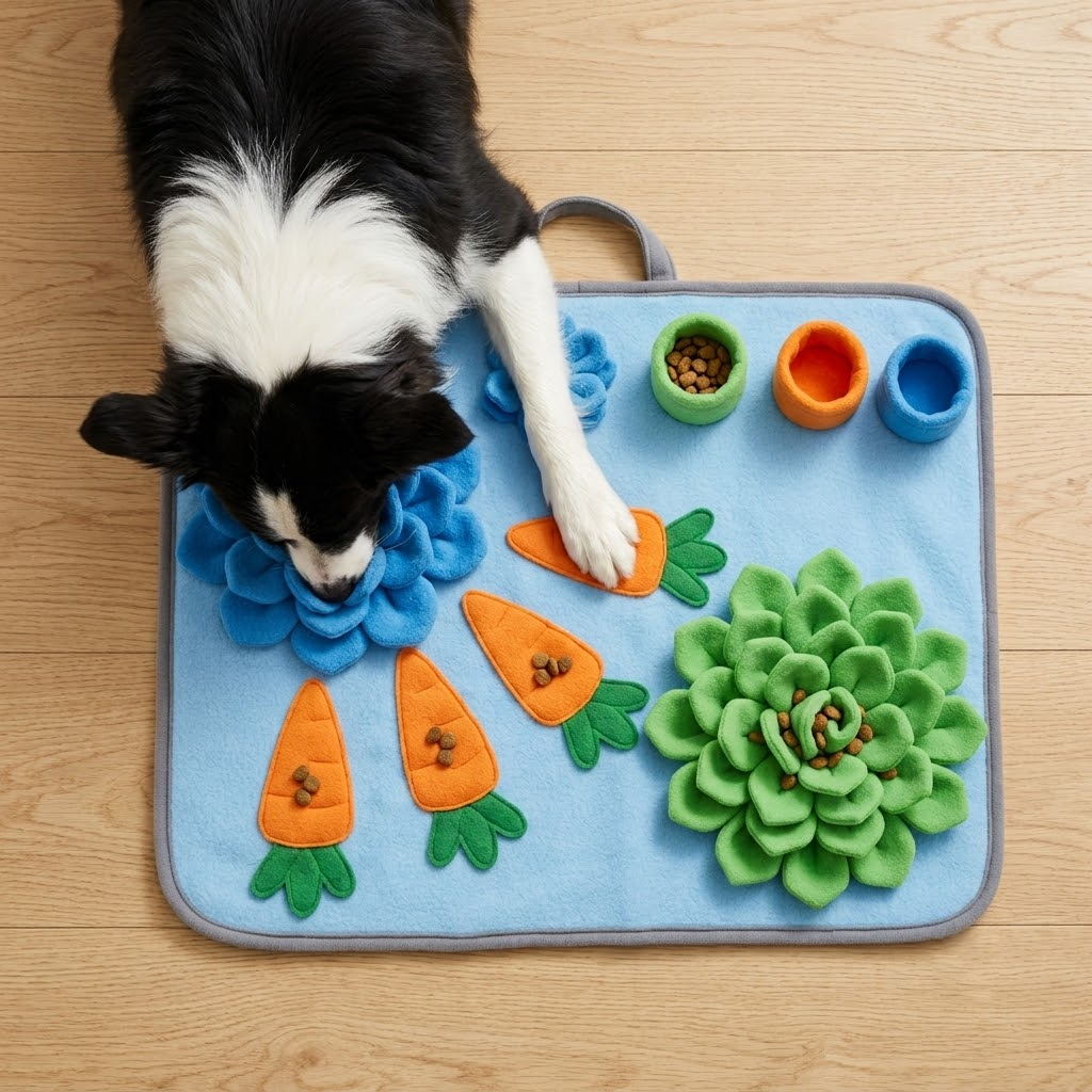 Ocean Blue Pet Snuffle Mat